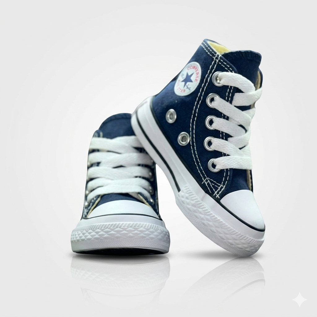 Bota converse NIÑO clásica azul - AAA