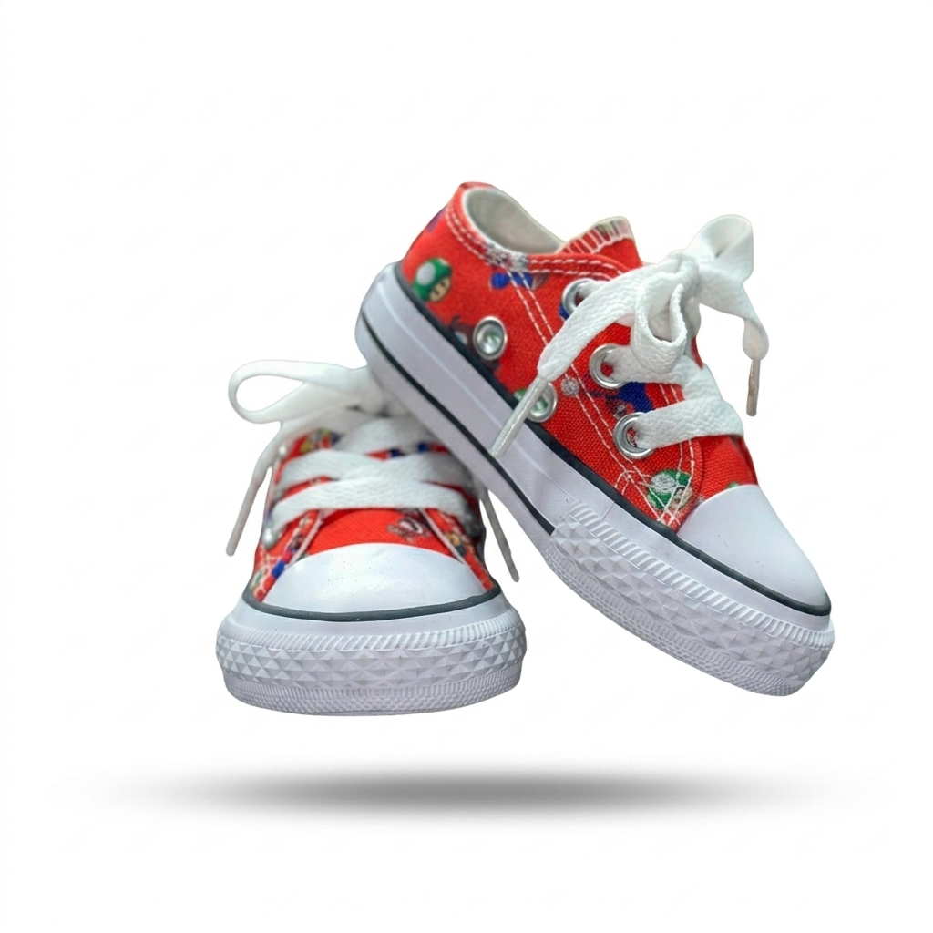 Converse Diseño Mario Bros Rojo Niño - AAA