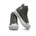 Converse Plataforma Gamuza Gris - AAA